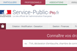 Site service-public professionnel